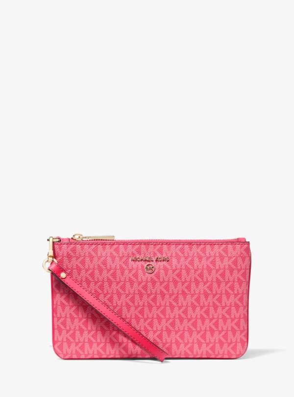 Damske Penazenky Michael Kors Medium Logo Wristlet Červené - Doplnky Michael Kors Obchod | BKJXH-4798